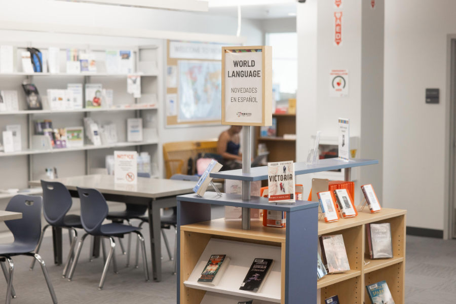 WPL's world languages section. points to World Languages page.